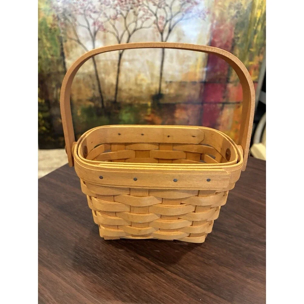 1997 Longaberger Horizon of Hope American Cancer Society Basket Signed